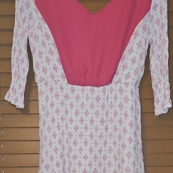 Pink Owl Dresses & Skirts - Pink Owl Red and White Dress